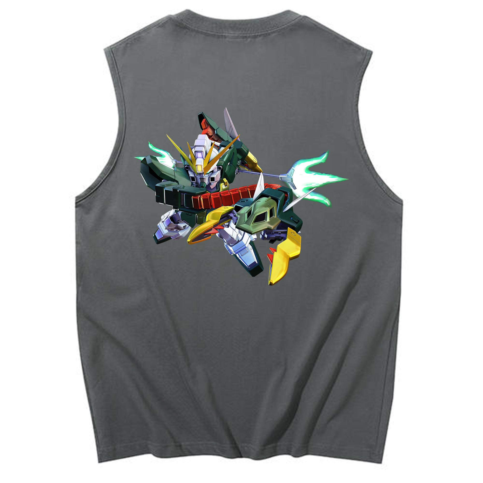 （画像用） 機動戦士ガンダム Mobile Suit Gundam コットン100％タンクトップ（背面プリント）